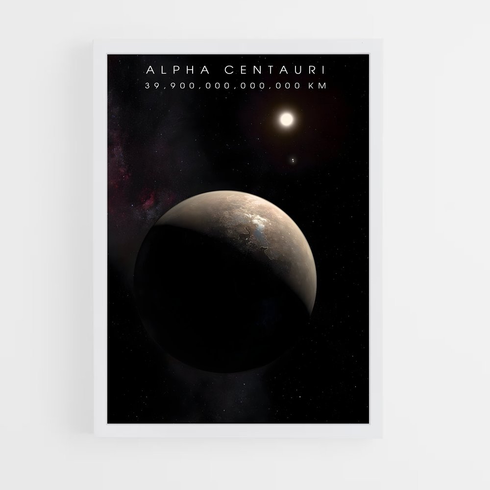 Poster Étoile d'Alpha – affiche Étoiles (vue 3)